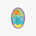 Pura Vida Sun Sand Surf Sticker