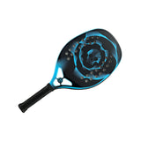 Turquoise Black Death Beach Tennis Racket
