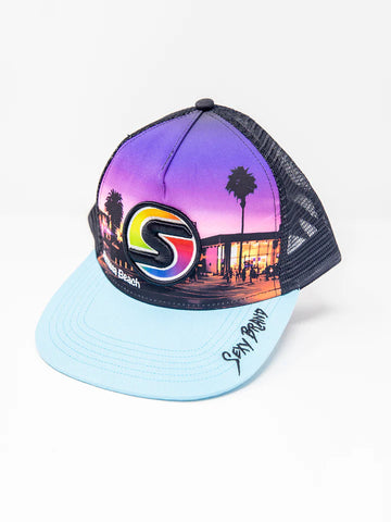 SEXY BRAND Beach Pier Hat in Light Blue